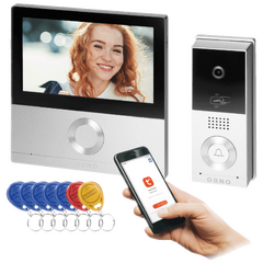 Video interfon 7 inch, set, Full HD, WiFI, IP65, Talos