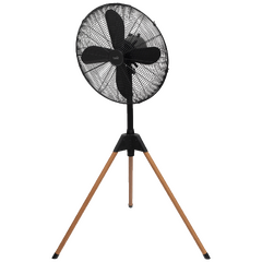 Ventilator sa 3 sklopive noge, 114-134 cm, 60W, crna