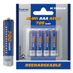 Baterija punjiva AAA, 700mAh, blister 4 kom