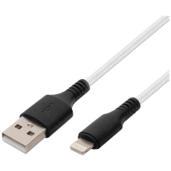 USB kabl za iPhone, USB A / Lightning, 1.0 met., 2.1A USB kabl za iPhone, USB A / Lightning, 1.0 met., 2.1A