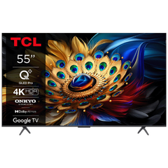 Televizor Smart QLED 4K UltraHD 55 inch, Google TV