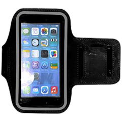 Maska za mobitel 5,5 inch, univerzalna, sport, crna