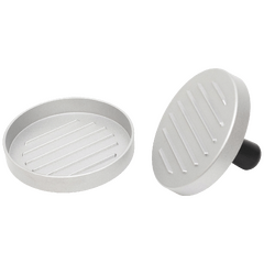 Presa za hamburgere, rebrasti aluminij, promjer 115 mm