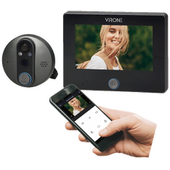 Digitalna špijunka za ulazna vrata, Smart, 4.3 inch, LCD, WiFi
