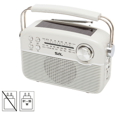 Radio prijemnik sa solarnim napajanjem, FM-AM-SW, Bluetooth