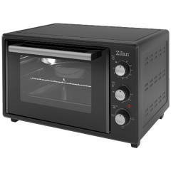 Mini pećnica sa grilom, zapremina 35 l, 1800 W, crna