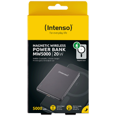 Prijenosni punjač, MagSafe, 5000mAh, bežični, sivi