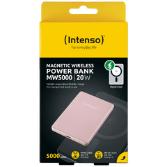 Prijenosni punjač, MagSafe, 5000mAh, bežični, Rose