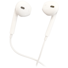 Slušalice, stereo, 3,5mm, univerzalne, bijele