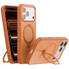 Maska sa rotirajućim držačem za iPhone 17 Pro,Magsafe,orange