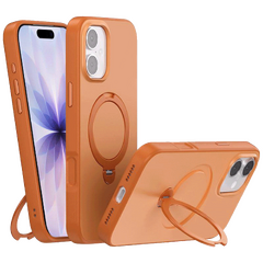 Maska sa rotirajućim držačem za iPhone 17, Magsafe, orange Maska sa rotirajućim držačem za iPhone 17, Magsafe, orange