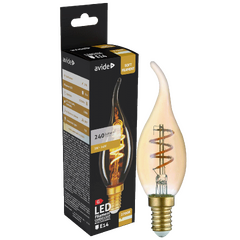 Avide - Soft Filament Candle Flame 3W E14