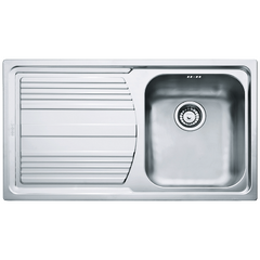 Sudoper ugradbeni, 840x480, INOX, Lijeva