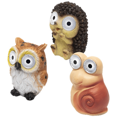 Solarna vrtna svjetiljka, sova, puž, jež, 40 mAh