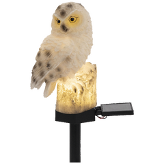 Solarna vrtna svjetiljka, sova, 300 mAh