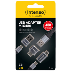 Adapter set, USB A/C, USB C/A i USB C/micro USB, 3 kom. pak.