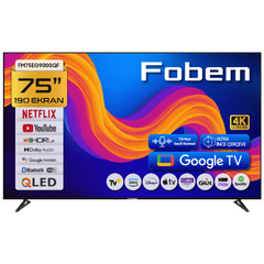 Televizor Smart QLED 1000Hz 4K UltraHD 75 inch, Google TV