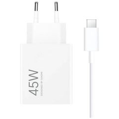 Punjač za Xiaomi sa USB-A to USB-C kablom, brzi, 45W Punjač za Xiaomi sa USB-A to USB-C kablom, brzi, 45W
