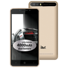 Smartphone 5 inch, Dual SIM i kamera, Quad Core, 1/8GB, 4000mAh