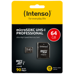 Micro SDHC/SDXC kartica 64GB Class 10, UHS-I +adapter, Pro