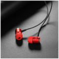 Slušalice sa mikrofonom, 3.5 mm,dužina kabela 1.2 met,crvena