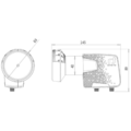 LNB Twin, šum 0,3dB, Home Pro, DVB-S2 ( HD - UHD )