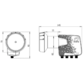 LNB Quad, šum 0,3dB, Home Pro, DVB-S2 ( HD - UHD )