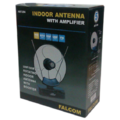 Antena sobna sa pojačalom, UHF/VHF, crna