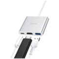 Konverter USB HUB type C to USB3.0/HDMI/PD