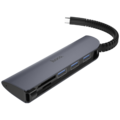 Konverter USB HUB type C to USB3.0/microSD/SD čitač