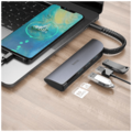 Konverter USB HUB type C to USB3.0/microSD/SD čitač