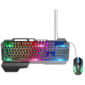 Tipkovnica+miš, gaming set, RGB osvjetljenje, USB