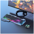 Tipkovnica+miš, gaming set, RGB osvjetljenje, USB