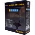 Antena sobna sa pojačalom, UHF/VHF, boja crna