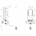 Zidna česma za brzo zagrijavanje vode, 3.7 kW
