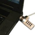 Zaštitni kabl / sajla za laptop sa sigurnosnim kodom