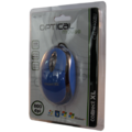 Miš optički,  800dpi, USB, plava boja