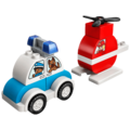 Vatrogasni helikopter i policijski automobil, LEGO Duplo