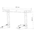 Nosač klima uređaja, do 200 kg., 380 x 450 mm