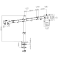Stolni nosač za 2 LCD monitor, 13 