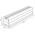 Nosač za vanjsku jednicu klima uređaja, 100 kg., PVC, 2 kom.