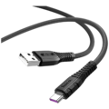 USB kabl za smartphone, X67 5A, USB type C, 1.0 met., 5 A