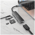 Konverter USB HUB type C to HDMI/USB3.0/USB2.0/SD/ TF/PD