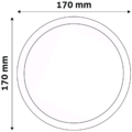 Plafonjera LED, 12W, 950 lm, 4000K, IP20