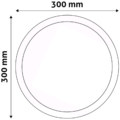 Plafonjera LED, 24W, 2000 lm, 4000K, IP20