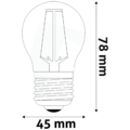 Sijalica, LED 2.5W, E27, 2700K, 360°, 230V AC