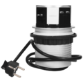 Produžni kabel sa 3 x Schuko utičnice + 2 x USB, ugradbena