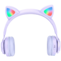 Slušalice bežične sa mikrofonom, Bluetooth, mačje uši