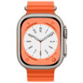 Silikonski remen za iWatch, 42/44/45/49mm, orange