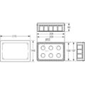 Razvodna kutija podžbuk 200x130, IP30